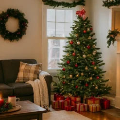 Edelman Alberi Di Natale Tradizionali|Alberi Di Natale Medi*Albero di Natale Brampton Verde h215 Ø142cm PE+PVC