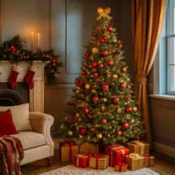 Edelman Alberi Di Natale Slim|Alberi Di Natale Medi*Albero di Natale Clive Slim Verde h185 Ø104cm PE+PVC