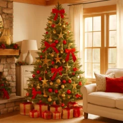 Edelman Alberi Di Natale Slim|Alberi Di Natale Medi*Albero di Natale Clive Slim Verde h230 Ø122m PE+PVC