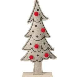 Koopman Complementi D'Arredo*Albero di Natale in Feltro 34 cm. Pezzo Singolo
