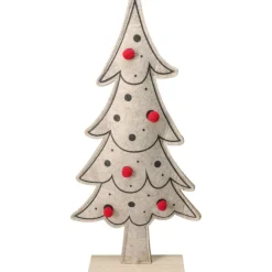 Koopman Complementi D'Arredo*Albero di Natale in Feltro 42 cm. Pezzo Singolo