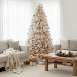 Magic Tree Alberi Di Natale Tradizionali|Alberi Di Natale Medi*Albero di Natale Lincoln White h180Ø110cm PE