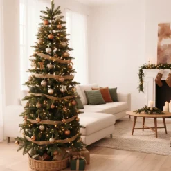 Magic Tree Alberi Di Natale Medi|Alberi In Pe+Pvc*Albero di Natale Russel h210Ø70cm PE+PVC