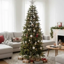 Magic Tree Alberi Di Natale Slim|Alberi Di Natale Grandi*Albero di Natale Russel h240Ø80cm PE+PVC