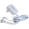 Lemax Alimentatori E Pile|Luci E Alimentatori*Alimentatore 4.5V 3 Uscite Bianco Cavo Fisso Gs Cod. 94564