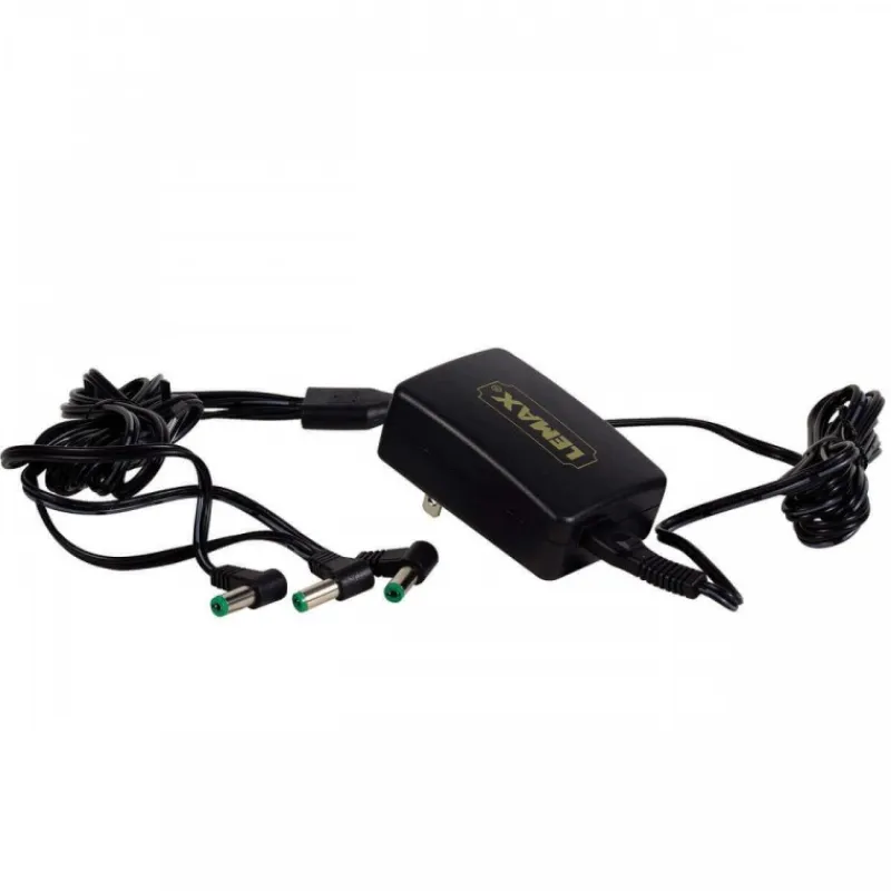 Lemax Luci E Alimentatori|Luci E Alimentatori*Alimentatore 4.5V 3 Uscite Nero Spina Fissa Gs Cod. 94567