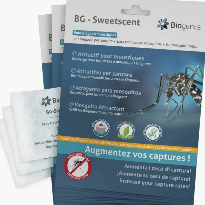 Biogents Antizanzare Biologici Biogents*Attrattivo per trappola per zanzare BG-Sweetscent - Pacchetto stagionale (3x)