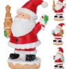 Koopman Complementi D'Arredo*Babbo Natale in Resina 10x14 cm. Pezzo Singolo