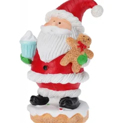 Koopman Complementi D'Arredo*Babbo Natale in Resina 10x14 cm. Pezzo Singolo