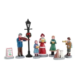 Lemax Personaggi*Baily's Music School Carolers Set of 8 Cod. 02949