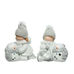 Kaemingk Complementi D'Arredo*Bambini con porta candela Bianco dim 30.5x17x31 cm 29x26x28.5 cm Pezzo Singolo