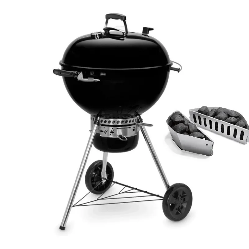 Weber Weber Promo|Barbecue Weber A Carbone*Barbecue a Carbone Master-Touch 57 cm GBS E-5750 Black Cod. 14701004 + Cesti Porta Carbone Cod. 7403