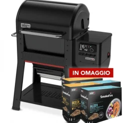 Weber Barbecue Weber A Pellet|Barbecue A Pellet*Barbecue a Pellet Searwood Black Cod. 1500130