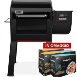Weber Barbecue Weber A Pellet|Barbecue A Pellet*Barbecue a Pellet Smoque Black Cod. 1500804