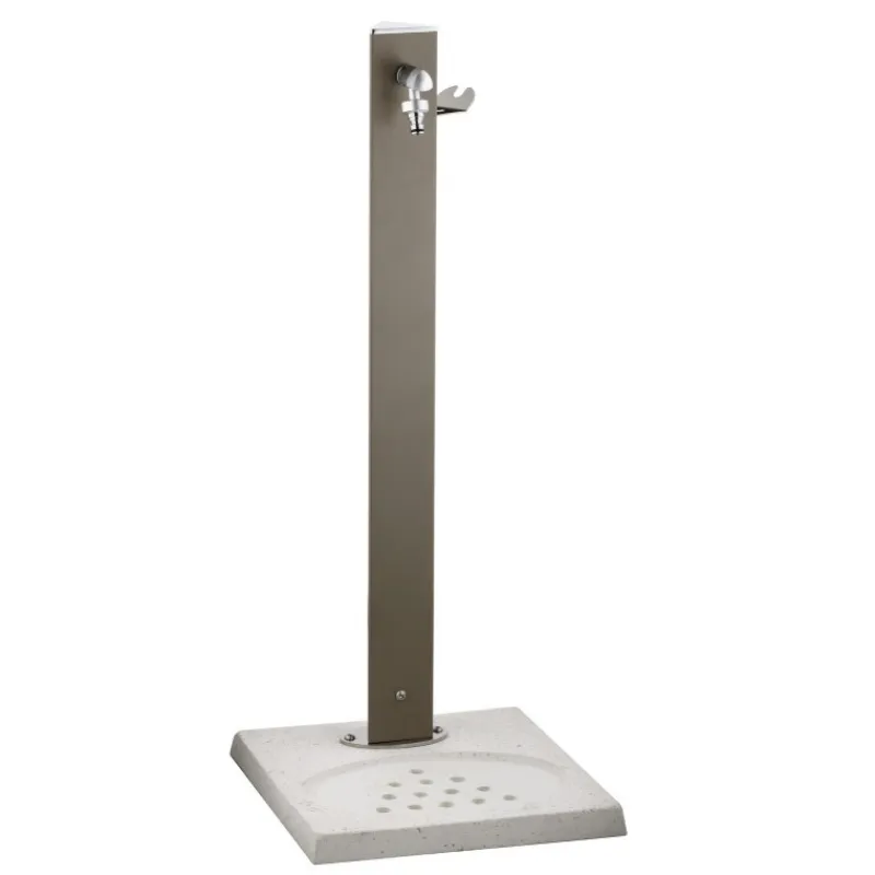 Acquapoint Accessori|Fontane Per Posa In Superficie*Base in Cemento Bianco Perforata con Griglia di Scarico per Fontane Ground Aquapoint
