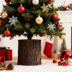 Magic Tree Alberi Di Natale Innevati|Alberi Di Natale Tradizionali*Base Tronco per Albero di Natale h210-270 35x45h