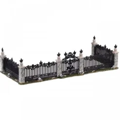 Lemax Accessori|Accessori*Bat Fence Gate Set Of 5 Cod. 04713