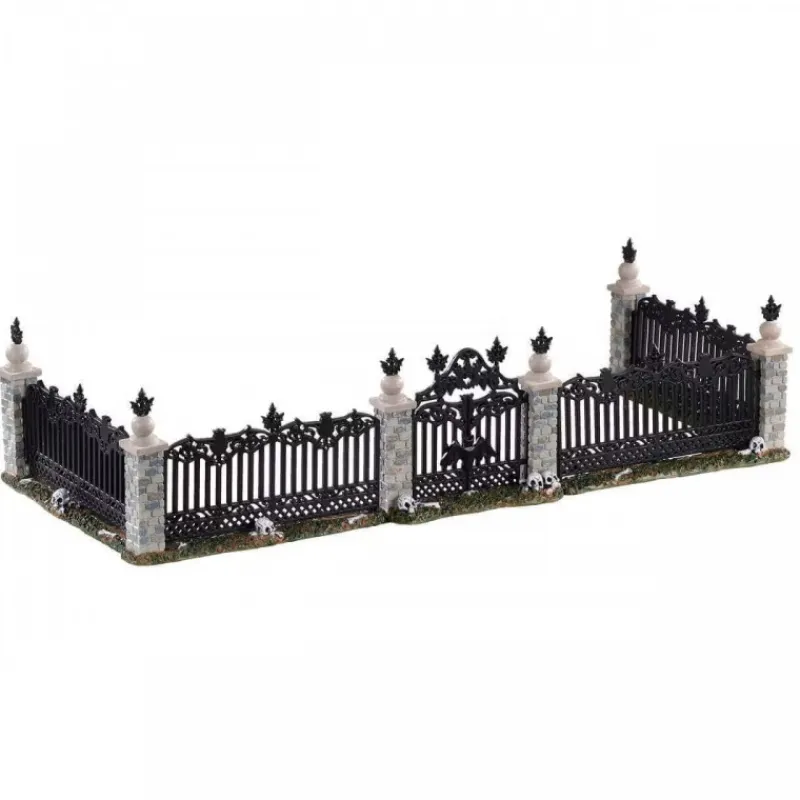 Lemax Accessori|Accessori*Bat Fence Gate Set Of 5 Cod. 04713