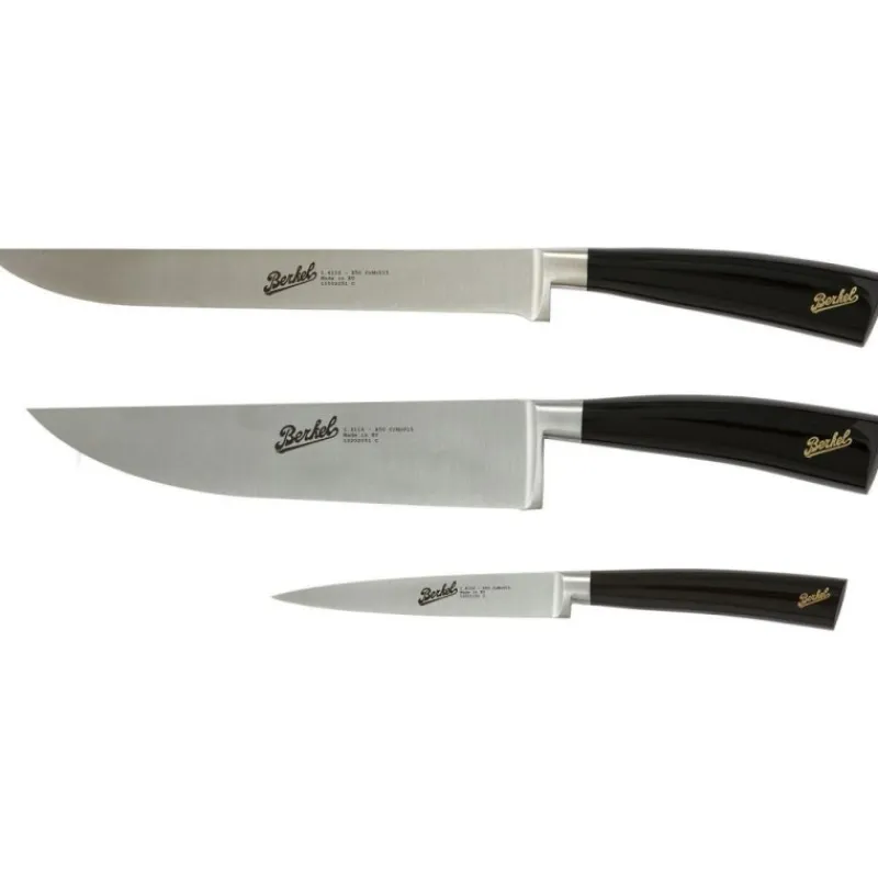 Berkel Coltelli Berkel|Coltelli Berkel*Elegance Set 3 coltelli chef Nero