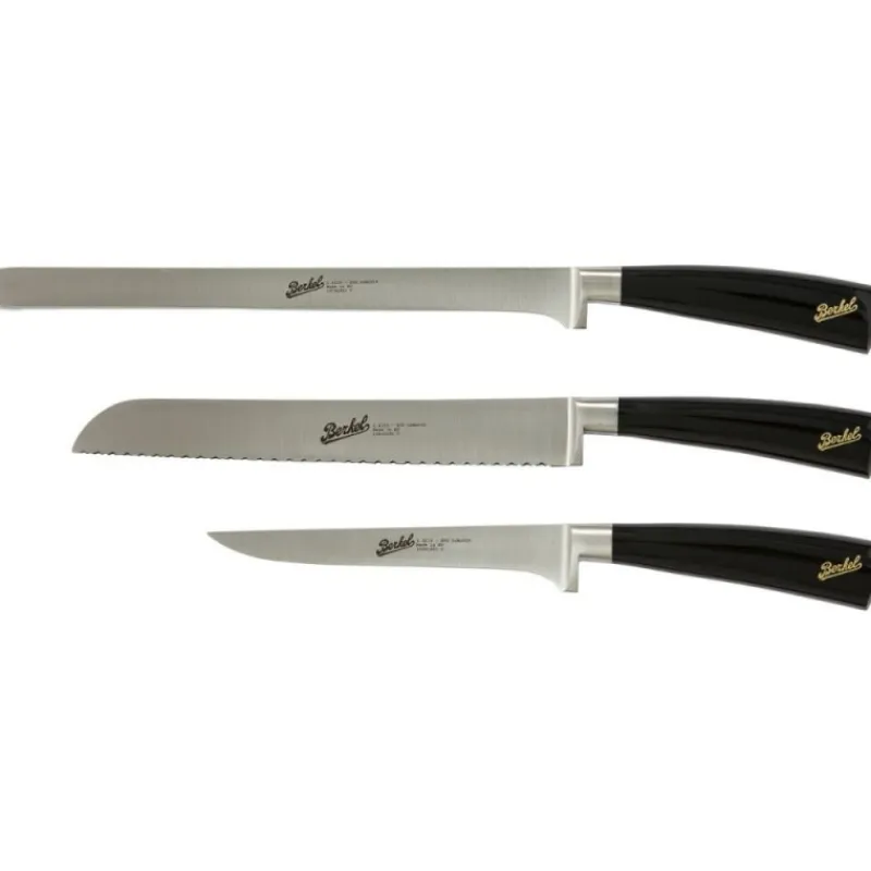 Berkel Coltelli Berkel|Coltelli Berkel*Elegance Set 3 coltelli da prosciutto Nero