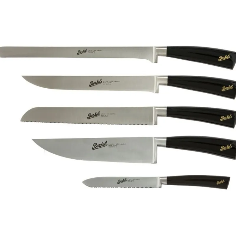Berkel Coltelli Berkel|Coltelli Berkel*Elegance Set 5 coltelli chef Nero