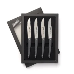 Berkel Coltelli Berkel*Set 4 Coltelli da Bistecca Colore Nero