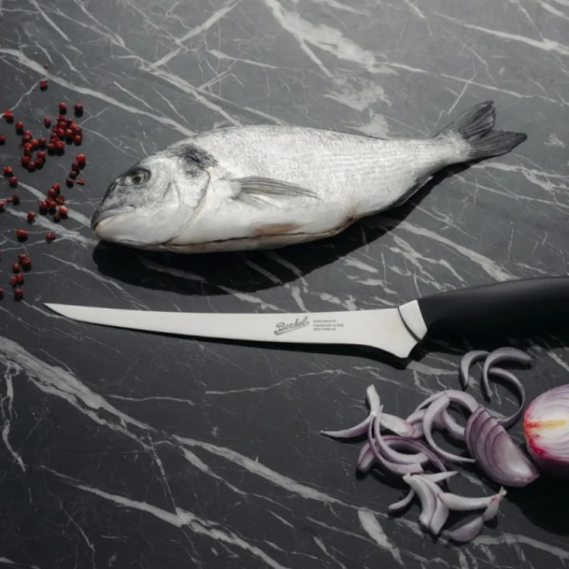 Berkel Coltelli Berkel|Coltelli Berkel*Teknica Coltello sfilettare 19 cm Nero