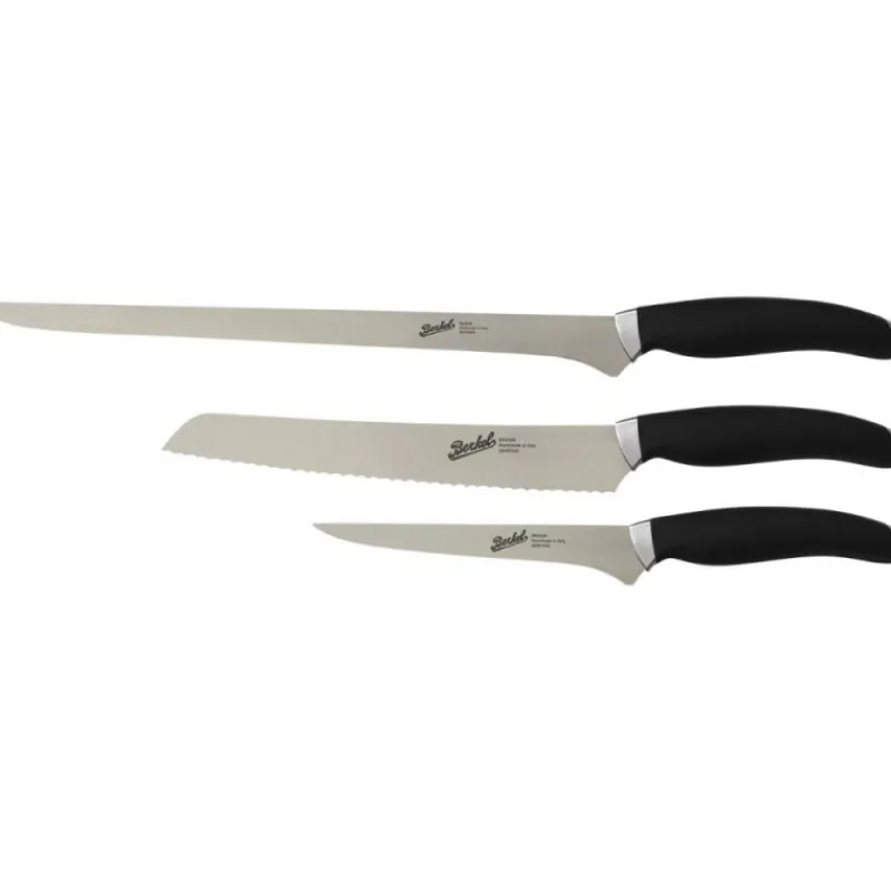 Berkel Coltelli Berkel|Coltelli Berkel*Teknica set Prosciutto 3 pz Nero