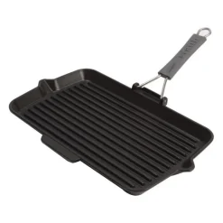 Staub Bistecchiere Griglie E Gratelle*Bistecchiera 34 x 21 cm Nera