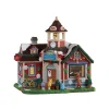 Lemax Edifici Illuminati*Bright Meadow Elementary con Alimentatore Cod. 15766