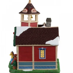 Lemax Edifici Illuminati*Bright Meadow Elementary con Alimentatore Cod. 15766