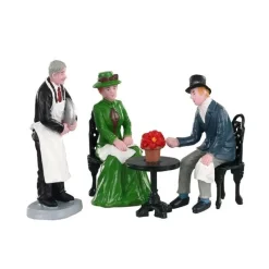Lemax Personaggi*Café Society Set of 4 Cod. 02925