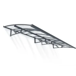 Canopia Pensiline*Amsterdam Pensilina Da Esterno 447X140 cm Trasparente