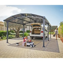 Canopia Carport*Arcadia Carport in Alluminio 3.6 X 11 m