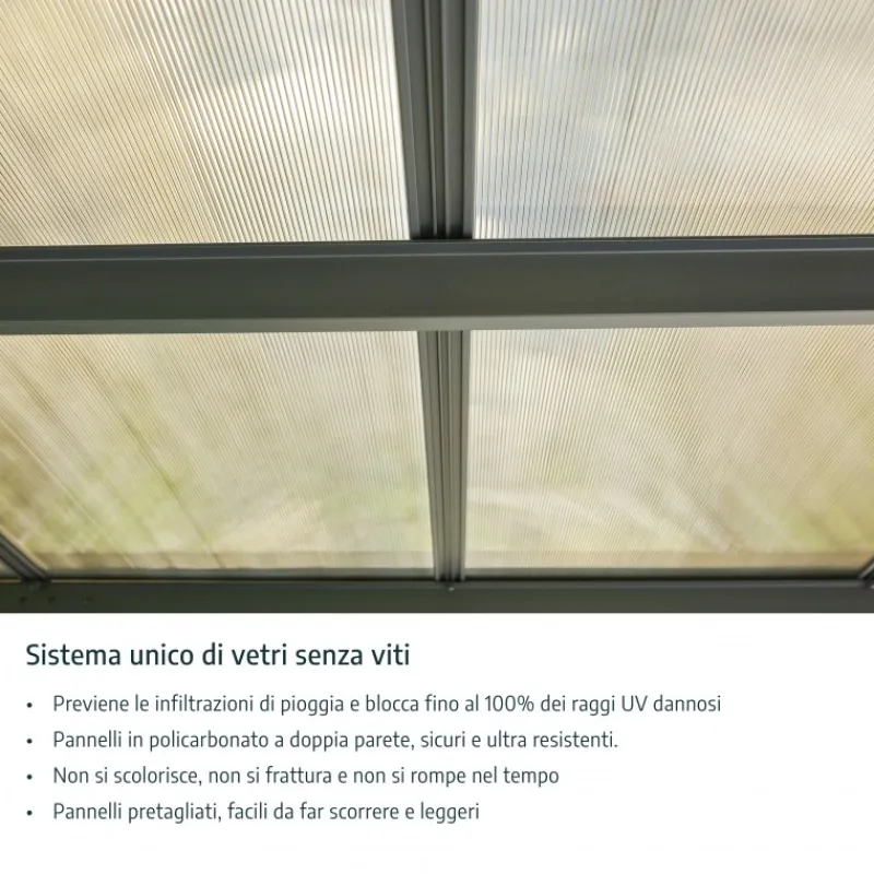 Canopia Carport*Arizona Breeze Carport in Alluminio 3 X 5 m