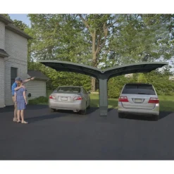Canopia Carport*Arizona Breeze Carport Doppio in Alluminio 6 X 5 m