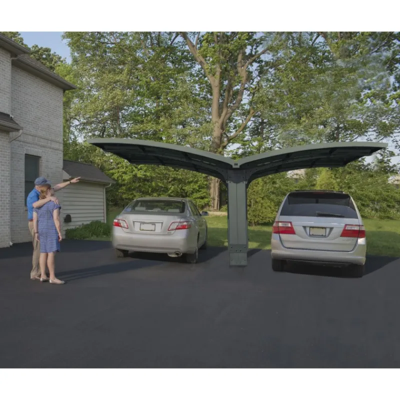 Canopia Carport*Arizona Breeze Carport Doppio in Alluminio 6 X 5 m