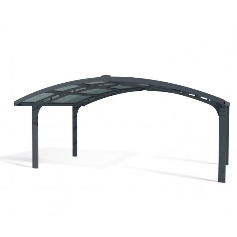 Canopia Carport*Arizona Wave Carport Doppio in Alluminio 6 X 5 m