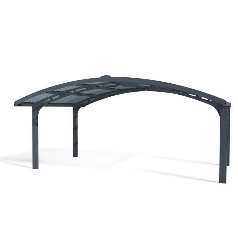 Canopia Carport*Arizona Wave Carport Doppio in Alluminio 6 X 5 m