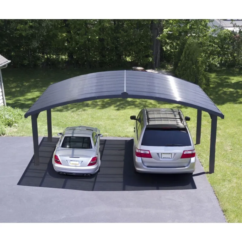 Canopia Carport*Arizona Wave Carport Doppio in Alluminio 6 X 5 m