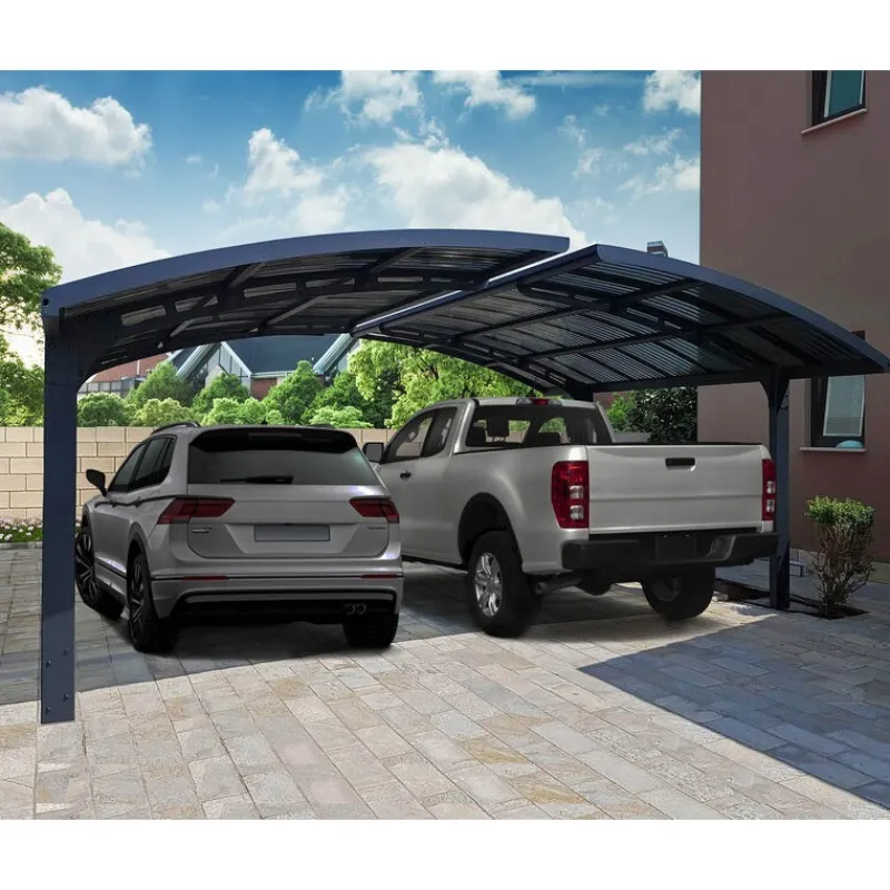 Canopia Carport*Arizona Wave Carport Doppio in Alluminio 6 X 5 m