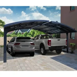Canopia Carport*Arizona Wave Carport Doppio in Alluminio 6 X 5 m
