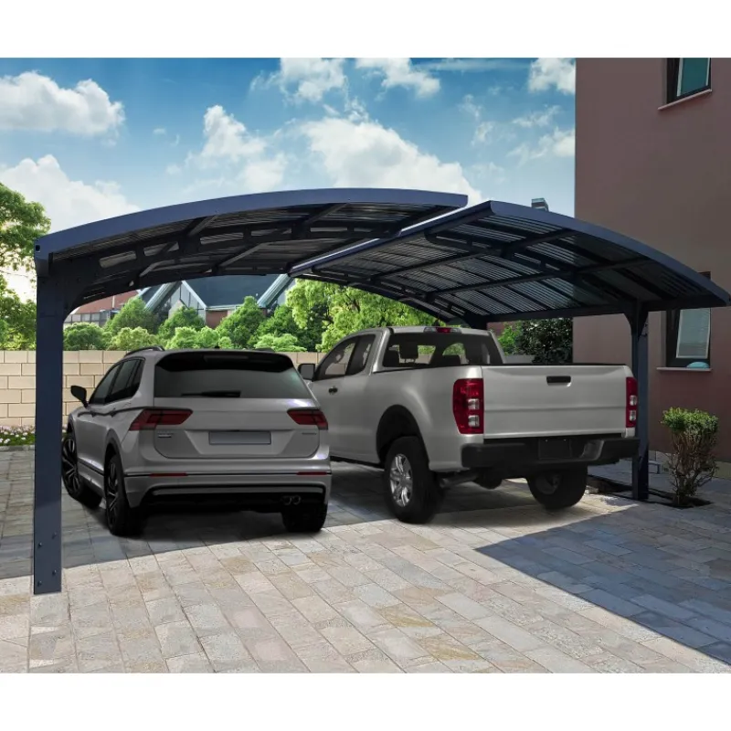 Canopia Carport*Arizona Wave Carport Doppio in Alluminio 6 X 5 m