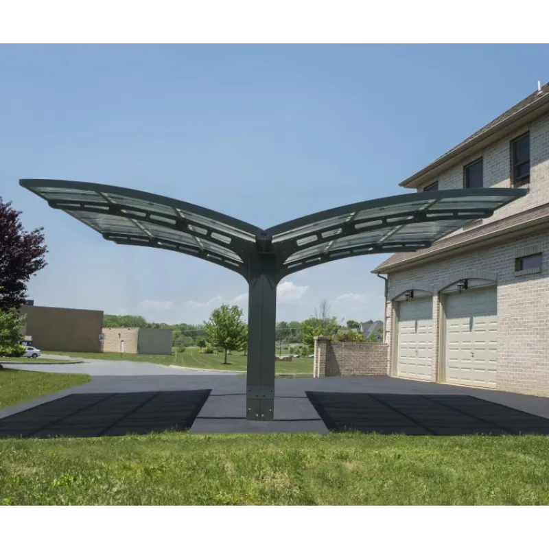 Canopia Carport*Arizona Wave Carport Doppio in Alluminio 6 X 5 m