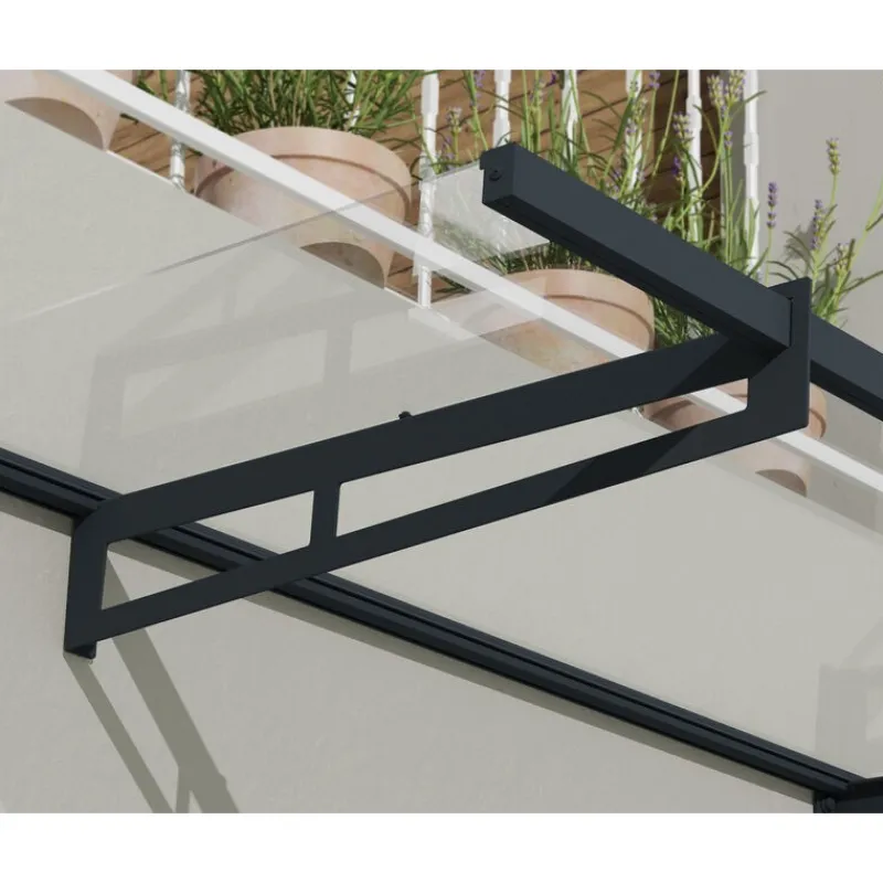 Canopia Pensiline*Bremen Pensilina Da Esterno 205X93 cm Trasparente