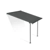 Canopia Pergole*Capri Pergola Addossata in Alluminio 3X3 m Grigio
