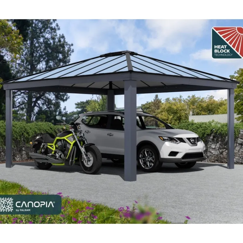Canopia Carport*Colorado Carport in Alluminio 4.3 X 5 m