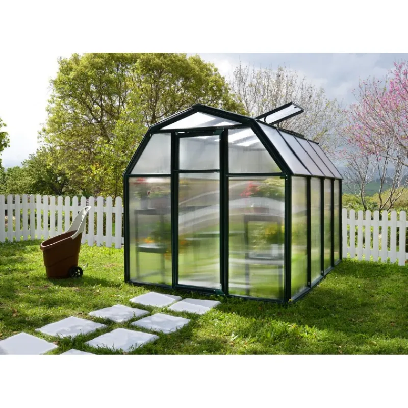 Canopia Serra Da Giardino Canopia*Eco Grow Doppio Strato Serra Da Giardino in Policarbonato 259X204X198 cm Verde