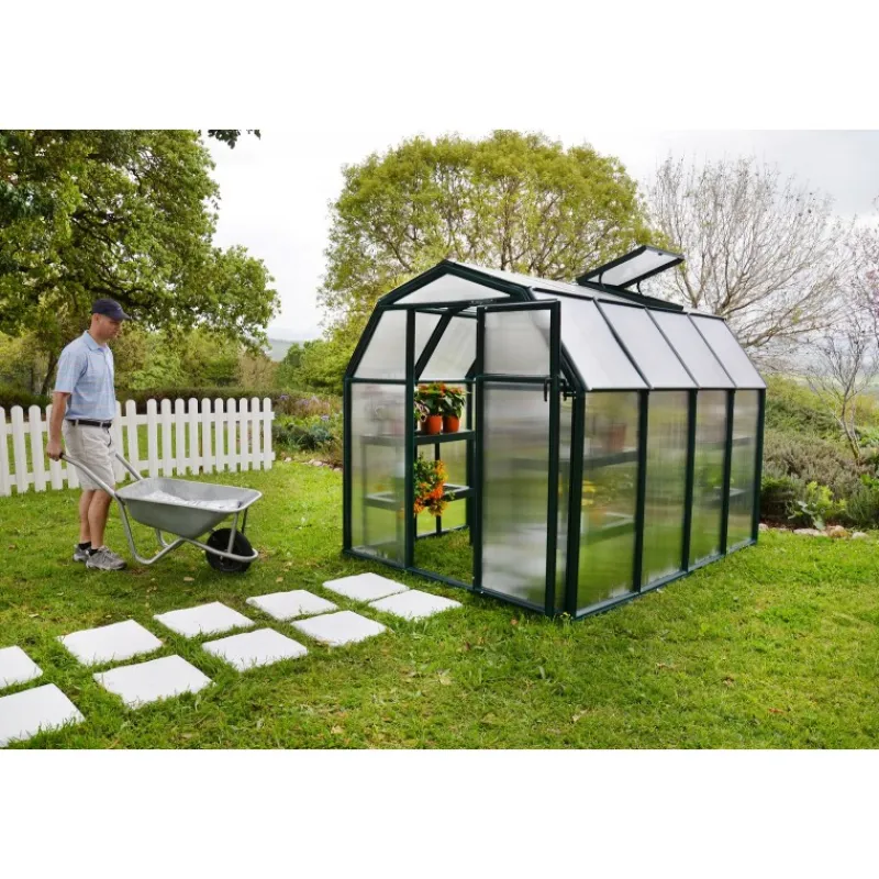 Canopia Serra Da Giardino Canopia*Eco Grow Doppio Strato Serra Da Giardino in Policarbonato 259X204X198 cm Verde