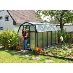Canopia Serra Da Giardino Canopia*Eco Grow Doppio Strato Serra Da Giardino in Policarbonato 321X204X198 cm Verde
